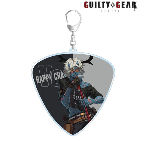 『GUILTY GEARTM -STRIVE-』描き下ろしイラスト ハッピーケイオス バンドver. ピック型BIGアクリルキーホルダー【202508再販】