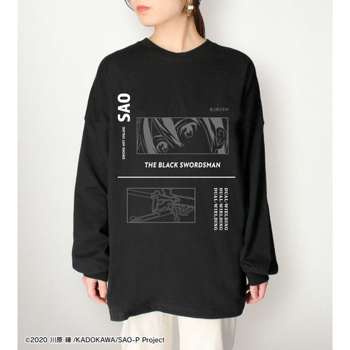 『ソードアート・オンライン』キリト BIGシルエットロングTシャツユニセックス【202609再販】
