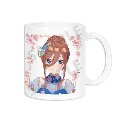 『五等分の花嫁』描き下ろしイラスト 三玖 桜ドレスver. マグカップ【202501再販】