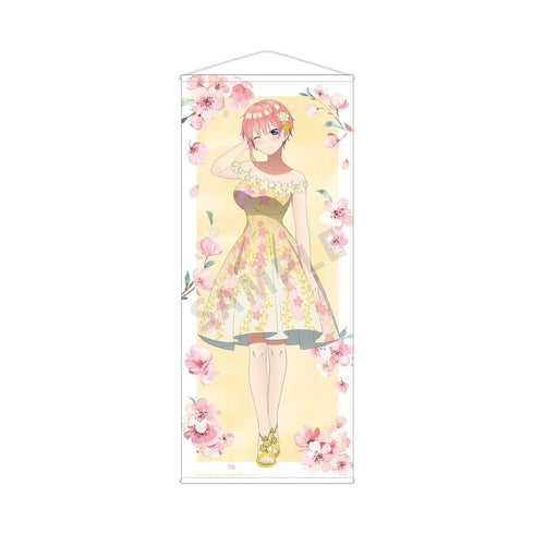 『五等分の花嫁』描き下ろしイラスト 一花 桜ドレスver. 等身大タペストリー【202501再販】