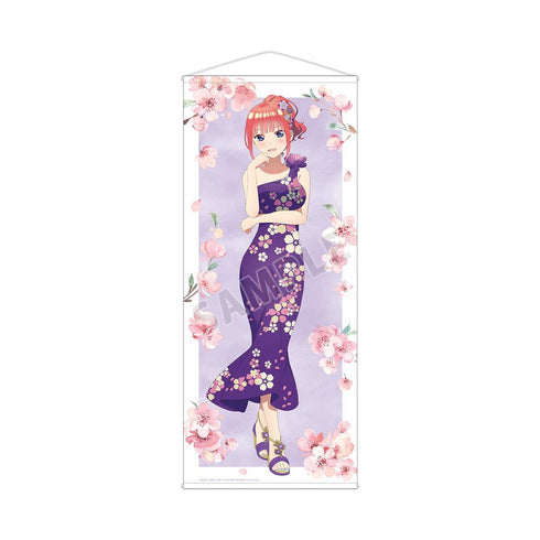 『五等分の花嫁』描き下ろしイラスト 二乃 桜ドレスver. 等身大タペストリー【202501再販】
