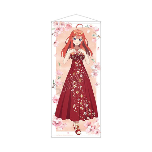 『五等分の花嫁』描き下ろしイラスト 五月 桜ドレスver. 等身大タペストリー【202501再販】