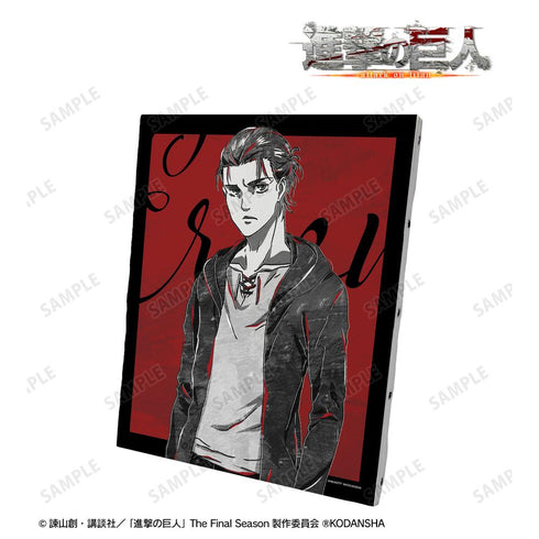 『進撃の巨人』エレン Ani-Art BLACK LABEL キャンバスボード【202510再販】