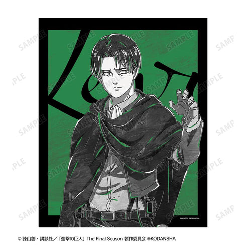 『進撃の巨人』リヴァイ Ani-Art BLACK LABEL キャンバスボード【202510再販】