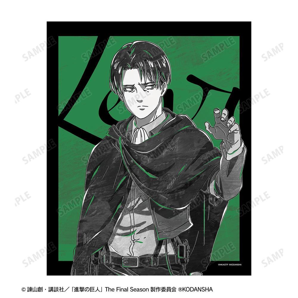 進撃の巨人』リヴァイ Ani-Art BLACK LABEL キャンバスボード - Anime
