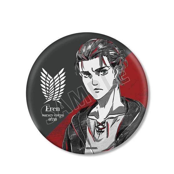 『進撃の巨人』エレン Ani-Art BLACK LABEL BIG缶バッジ【202608再販】
