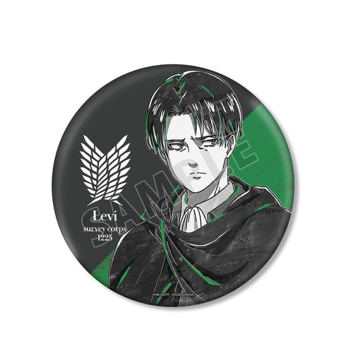 『進撃の巨人』リヴァイ Ani-Art BLACK LABEL BIG缶バッジ【202512再販】