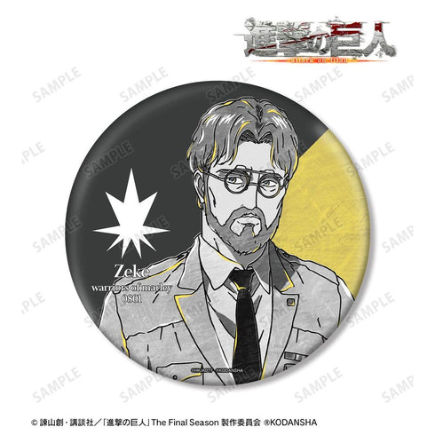 『進撃の巨人』ジーク Ani-Art BLACK LABEL BIG缶バッジ【202608再販】