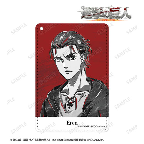 『進撃の巨人』エレン Ani-Art BLACK LABEL 1ポケットパスケース【202512再販】