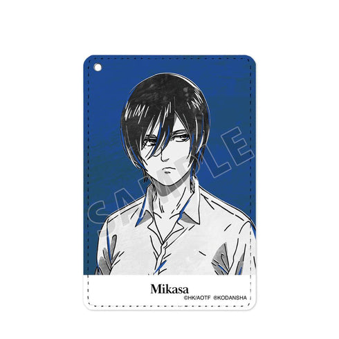 『進撃の巨人』ミカサ Ani-Art BLACK LABEL 1ポケットパスケース【202512再販】
