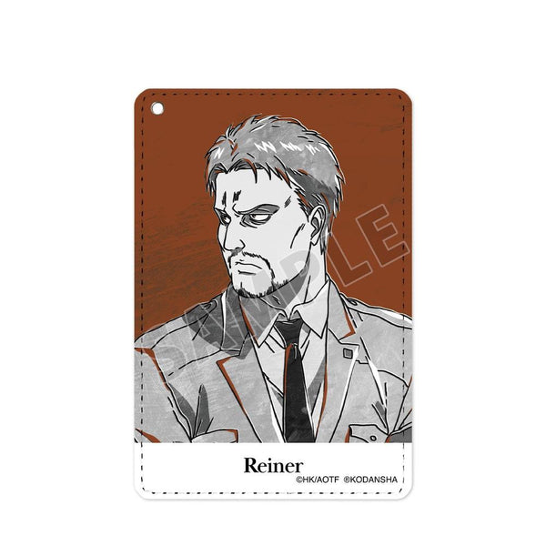 『進撃の巨人』ライナー Ani-Art BLACK LABEL 1ポケットパスケース【202608再販】