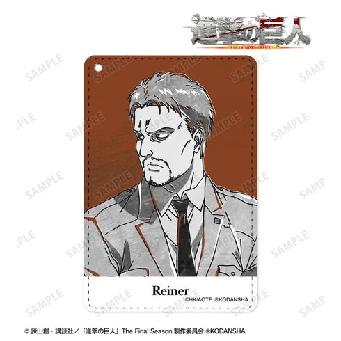 『進撃の巨人』ライナー Ani-Art BLACK LABEL 1ポケットパスケース【202608再販】