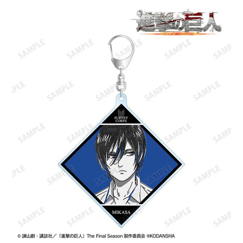 『進撃の巨人』ミカサ Ani-Art BLACK LABEL BIGアクリルキーホルダー【202608再販】