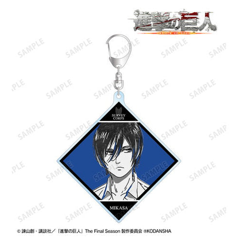 『進撃の巨人』ミカサ Ani-Art BLACK LABEL BIGアクリルキーホルダー【202405再販】