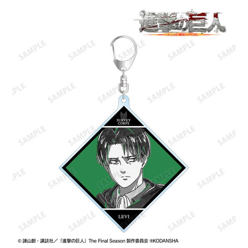 『進撃の巨人』リヴァイ Ani-Art BLACK LABEL BIGアクリルキーホルダー【202512再販】