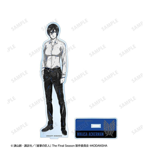 『進撃の巨人』ミカサ Ani-Art BLACK LABEL BIGアクリルスタンド【202603再販】