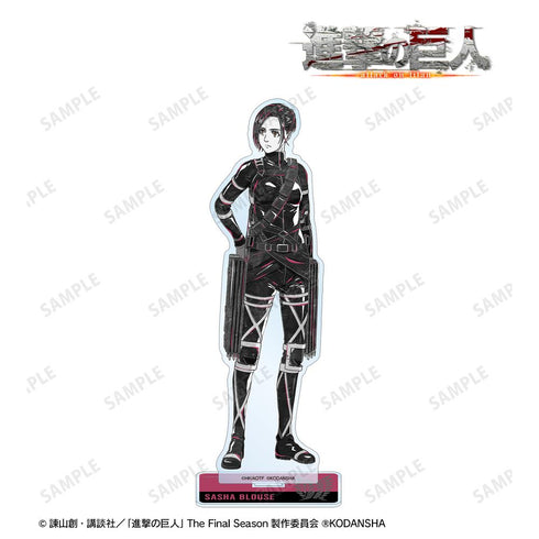 "Attack on Titan" Sasha Ani-Art BLACK LABEL BIG Acrylic Stand