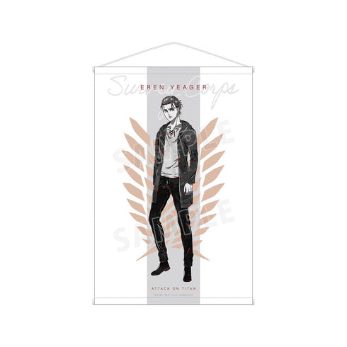 『進撃の巨人』エレン Ani-Art BLACK LABEL B2タペストリー【202512再販】