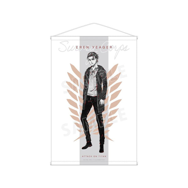 『進撃の巨人』エレン Ani-Art BLACK LABEL B2タペストリー【202604再販】