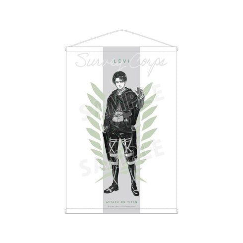 『進撃の巨人』リヴァイ Ani-Art BLACK LABEL B2タペストリー【202608再販】