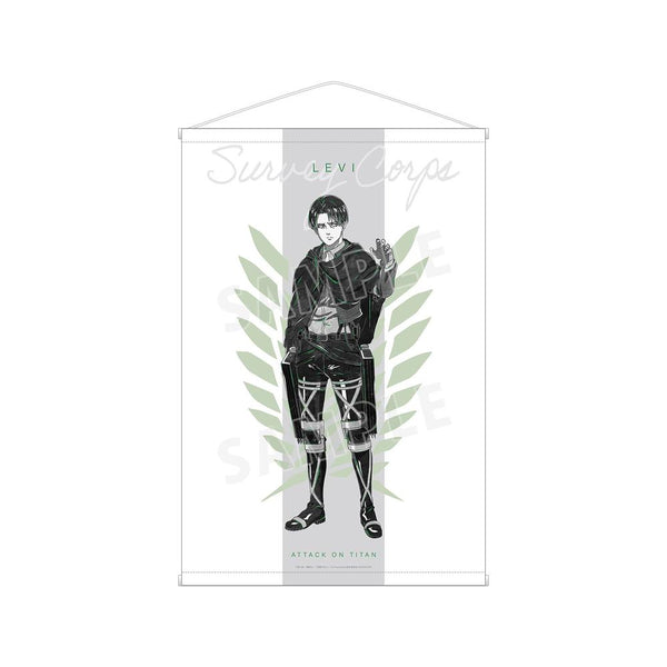 『進撃の巨人』リヴァイ Ani-Art BLACK LABEL B2タペストリー【202608再販】