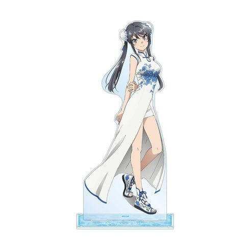 『青春ブタ野郎はバニーガール先輩の夢を見ない』描き下ろしイラスト 桜島麻衣 チャイナドレスver. 特大アクリルスタンド【202604再販】