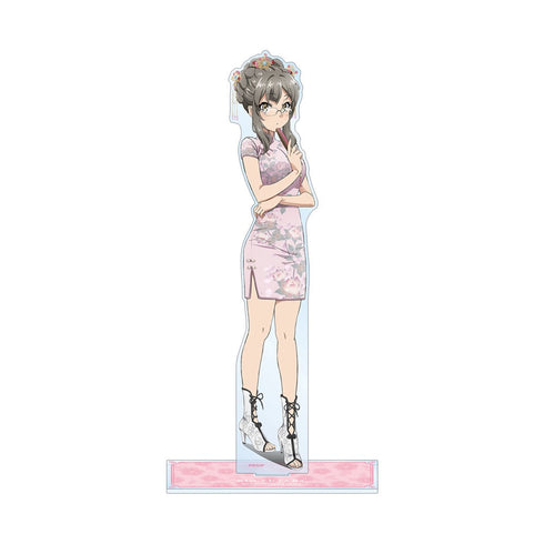 『青春ブタ野郎はバニーガール先輩の夢を見ない』描き下ろしイラスト 双葉理央 チャイナドレスver. 特大アクリルスタンド【202406再販】