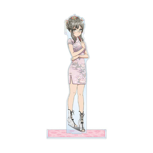 『青春ブタ野郎はバニーガール先輩の夢を見ない』描き下ろしイラスト 双葉理央 チャイナドレスver. 特大アクリルスタンド【202503再販】
