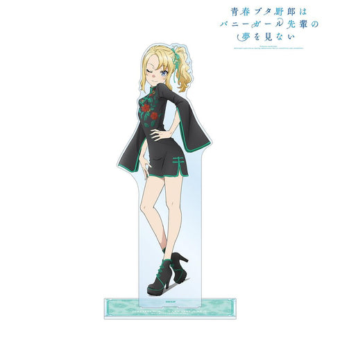 《青春豬男不會做兔女郎學姊的夢》全新繪製插圖 豐濱乃穗 旗袍版 特大亞克力立牌【202604再版】