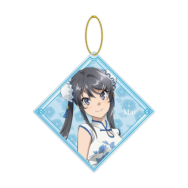 『青春ブタ野郎はバニーガール先輩の夢を見ない』描き下ろしイラスト 桜島麻衣 チャイナドレスver. BIGアクリルキーホルダー