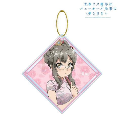 『青春ブタ野郎はバニーガール先輩の夢を見ない』描き下ろしイラスト 双葉理央 チャイナドレスver. BIGアクリルキーホルダー【202503再販】