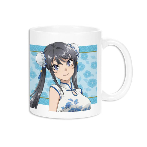 『青春ブタ野郎はバニーガール先輩の夢を見ない』描き下ろしイラスト 桜島麻衣 チャイナドレスver. マグカップ【202509再販】