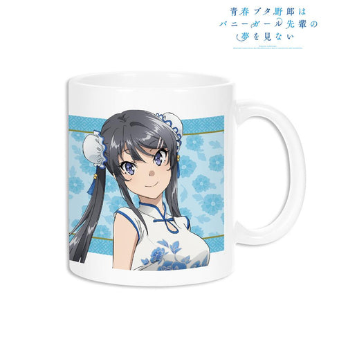 『青春ブタ野郎はバニーガール先輩の夢を見ない』描き下ろしイラスト 桜島麻衣 チャイナドレスver. マグカップ【202509再販】