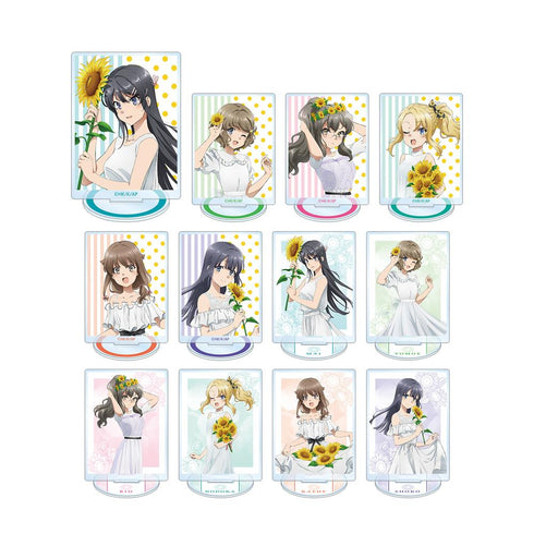 『青春ブタ野郎はバニーガール先輩の夢を見ない』描き下ろしイラスト ひまわりと白いワンピースver. トレーディングアクリルスタンド(単位/BOX)【202512再販】