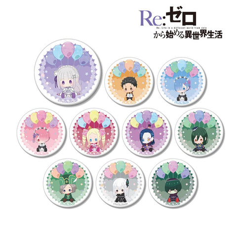『Re:ゼロから始める異世界生活』トレーディング POPOON 缶バッジ(単位/BOX)【202506再販】
