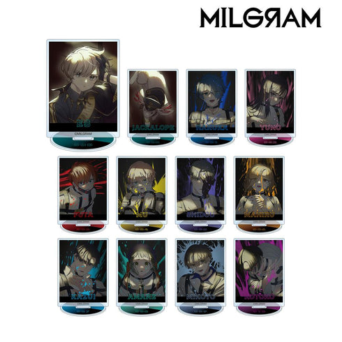 『MILGRAM -ミルグラム-』描き下ろしイラスト 2nd Anniversary ver. トレーディングアクリルスタンド(単位/BOX)【202506再販】
