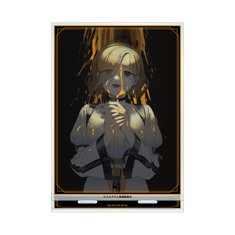 非売品】「ミルグラム MILGRAM キャラファイングラフ マヒル」複製原画 キャラクターグッズ