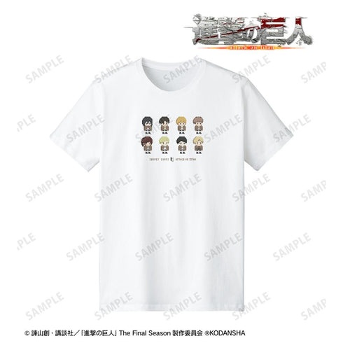 『進撃の巨人』Tシャツ(ワンナイト人狼コラボドット絵ver.)メンズ【202507再販】
