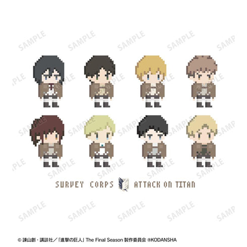 『進撃の巨人』Tシャツ(ワンナイト人狼コラボドット絵ver.)レディース【202512再販】