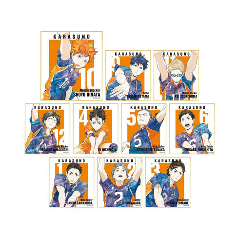 『ハイキュー!!』トレーディング Ani-Art 第3弾 ミニ色紙(単位/BOX)【202501再販】