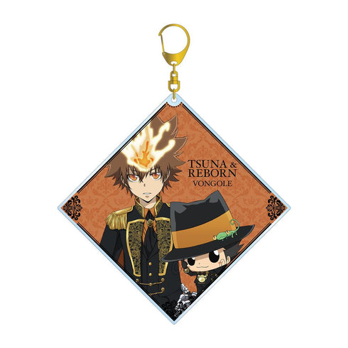 『家庭教師ヒットマンREBORN!』描き下ろしイラスト 沢田 綱吉&リボーン 王子衣装ver. BIGアクリルキーホルダー【202412再販】