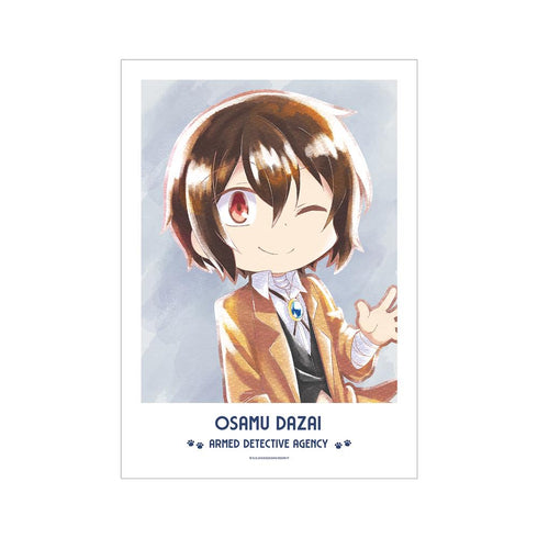 『文豪ストレイドッグス わん!』太宰治 Ani-Art aqua label A3マット加工ポスター【202507再販】