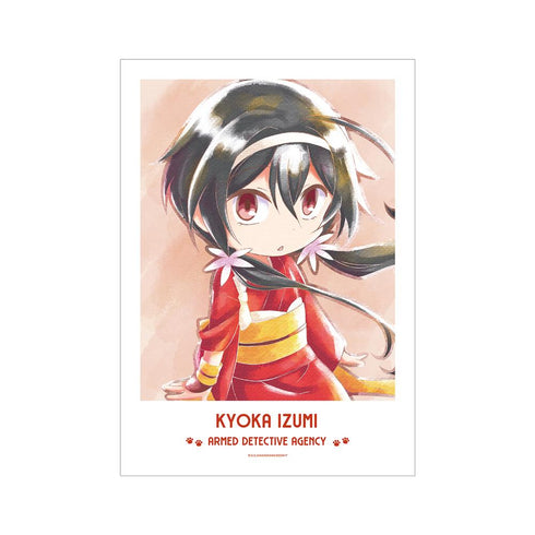 『文豪ストレイドッグス わん!』泉鏡花 Ani-Art aqua label A3マット加工ポスター【202601再販】