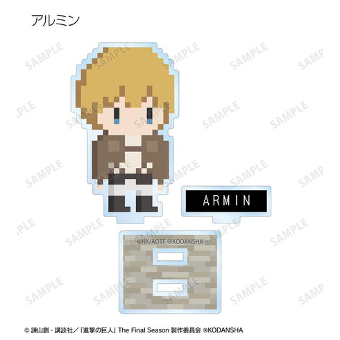 『進撃の巨人』トレーディングアクリルスタンド(ワンナイト人狼コラボドット絵ver.)(単位/BOX)【202512再販】