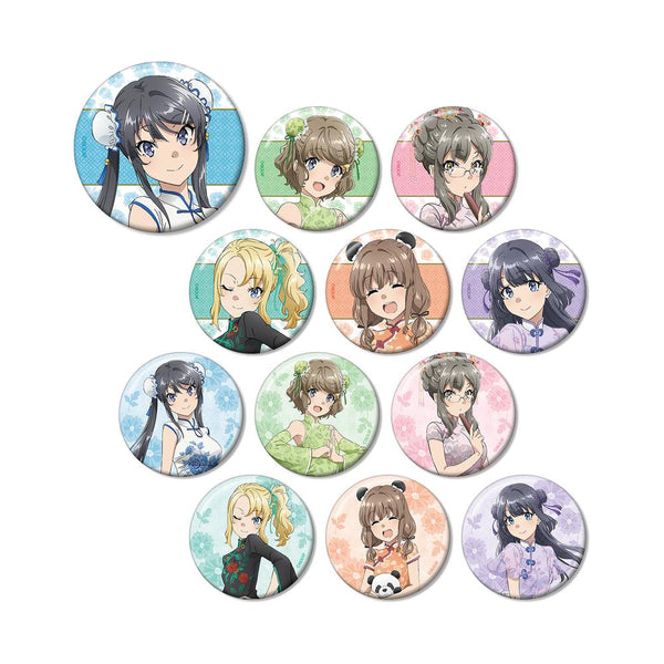 『青春ブタ野郎はバニーガール先輩の夢を見ない』描き下ろしイラスト チャイナドレスver. トレーディング缶バッジ(単位/BOX)【202512再販】