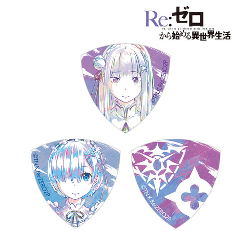 『RE:ゼロから始める異世界生活』FERNANDESコラボ エミリア&レム Ani-Art ピックセット