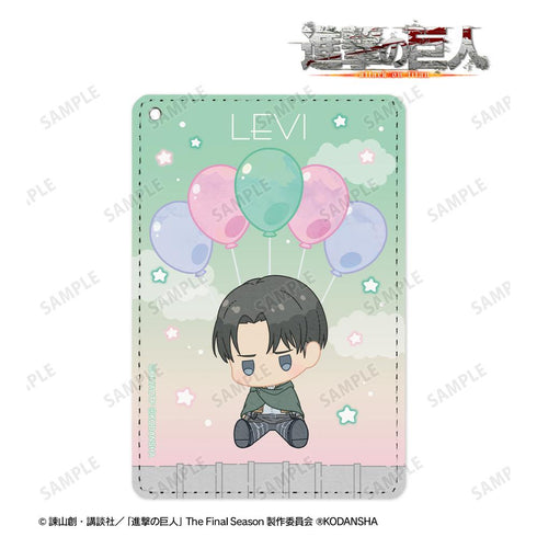 『進撃の巨人』リヴァイ POPOON 1ポケットパスケース【202501再販】