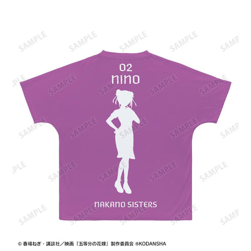 『五等分の花嫁』描き下ろしイラスト 中野二乃 チャイナドレスver. フルグラフィックTシャツユニセックス【202501再販】