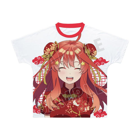 『五等分の花嫁』描き下ろしイラスト 中野五月 チャイナドレスver. フルグラフィックTシャツユニセックス【202501再販】