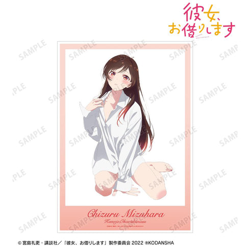 『彼女、お借りします』描き下ろしイラスト 水原千鶴 彼シャツver. A3マット加工ポスター【202508再販】